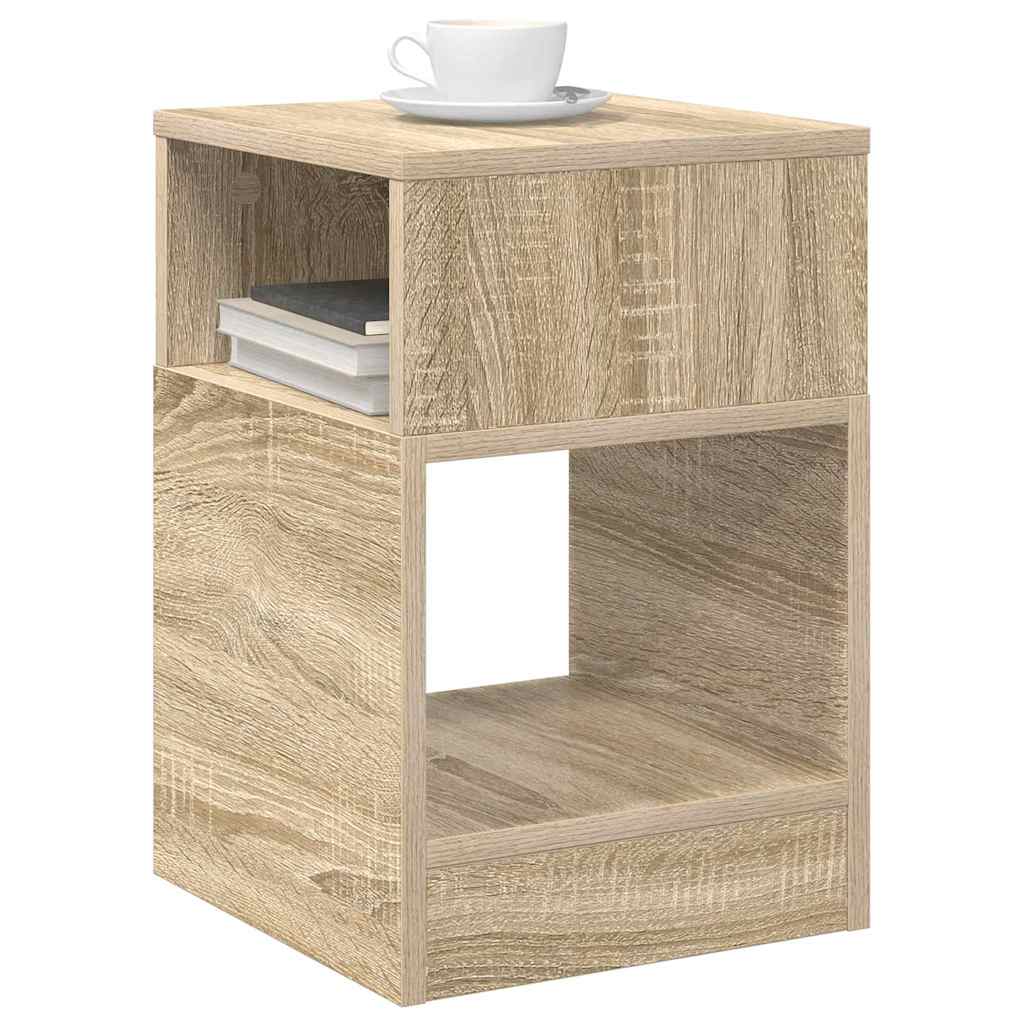 Tavolino Rovere Sonoma 30,5 x 30 x 45 cm Legno ingegnerizzato