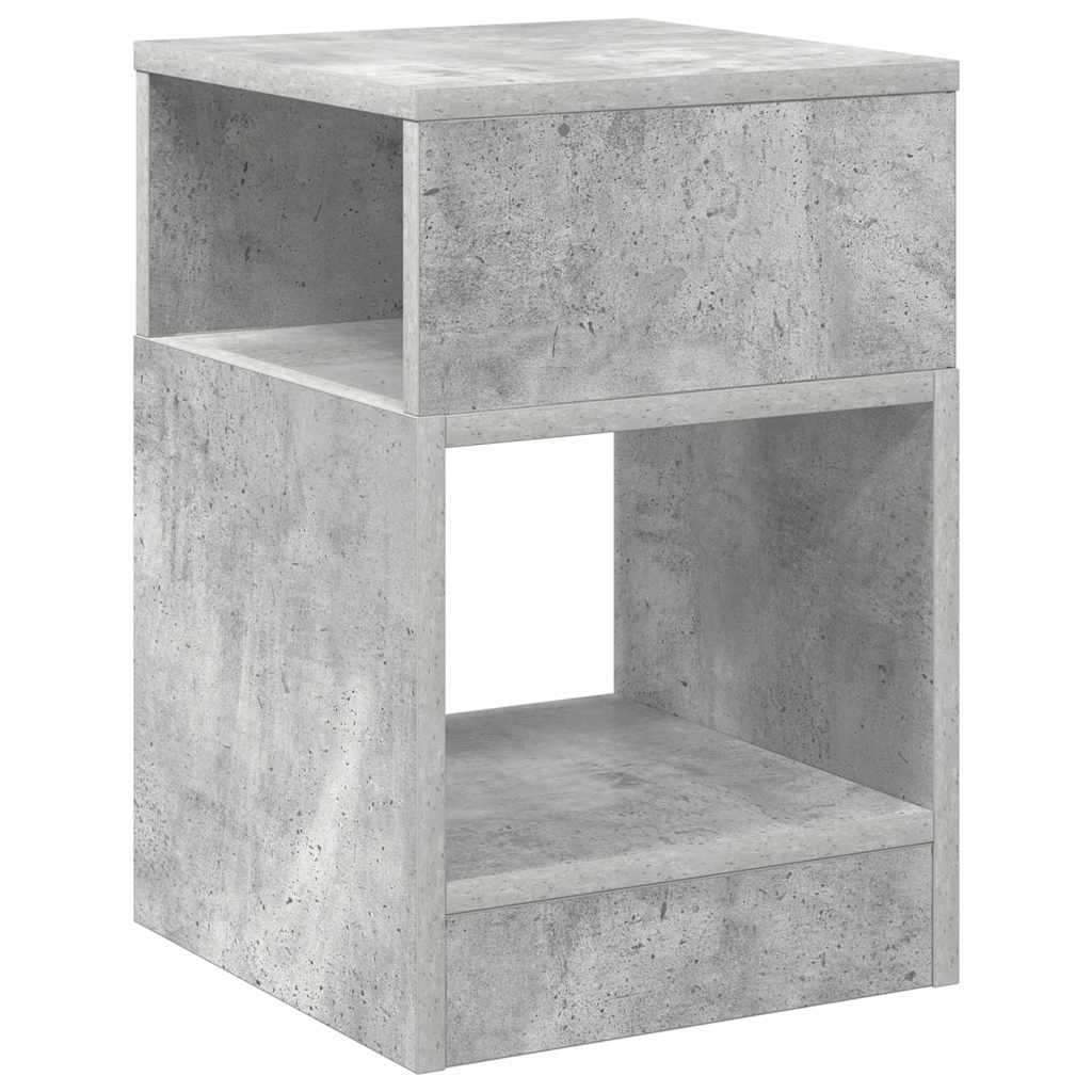 Tavolino Grigio cemento 30,5 x 30 x 45 cm Legno multistrato | homemem39