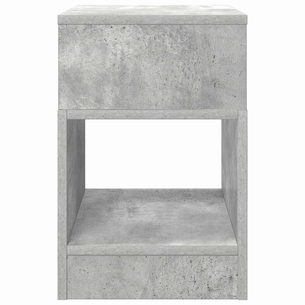 Tavolino Grigio cemento 30,5 x 30 x 45 cm Legno multistrato | homemem39
