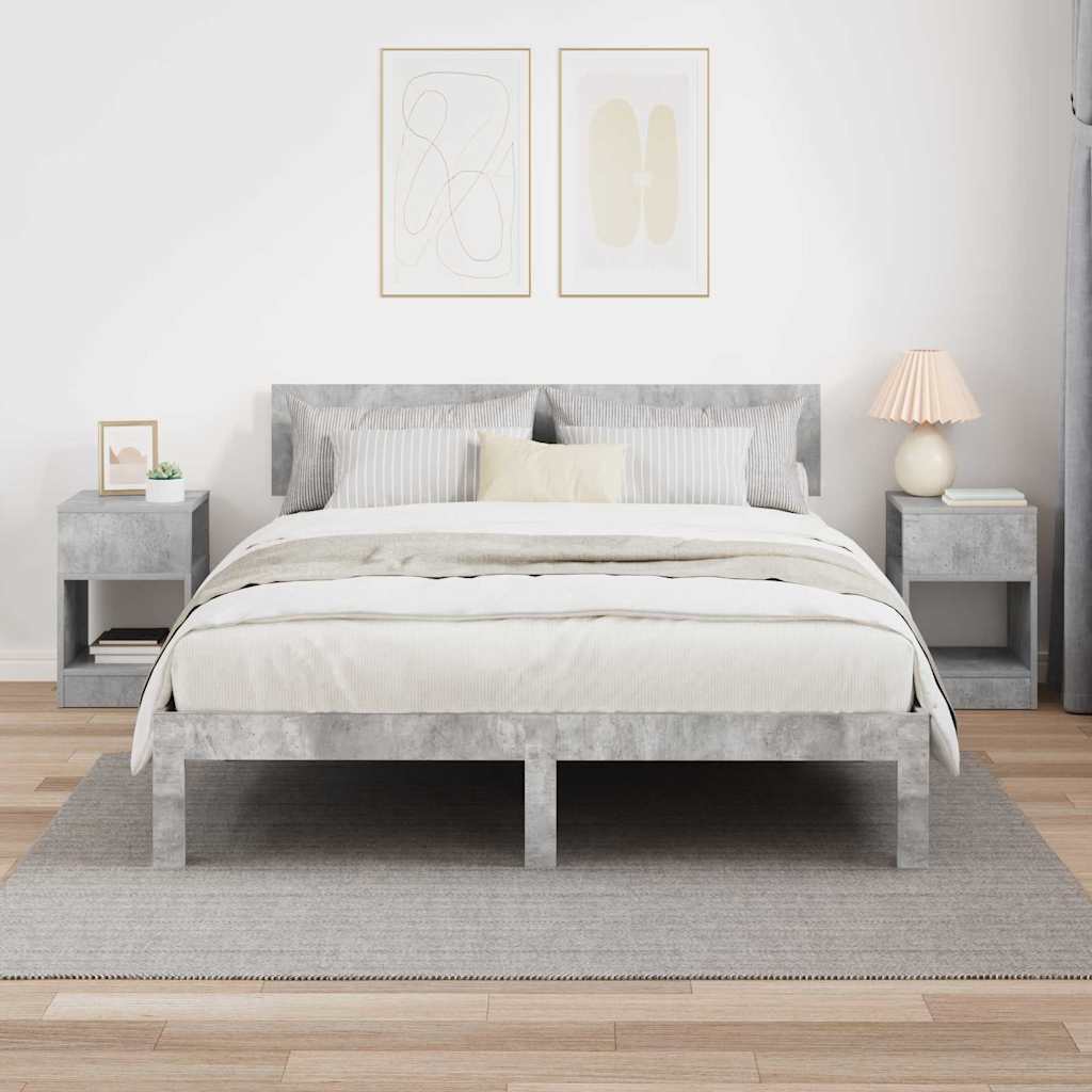 Tavolino 2 pcs Grigio cemento 30,5 x 30 x 45 cm | homemem39