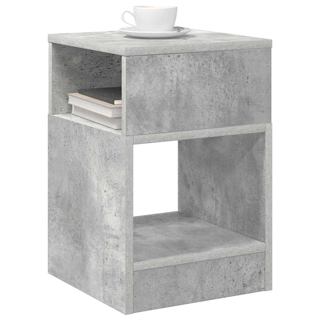 Tavolino 2 pcs Grigio cemento 30,5 x 30 x 45 cm | homemem39