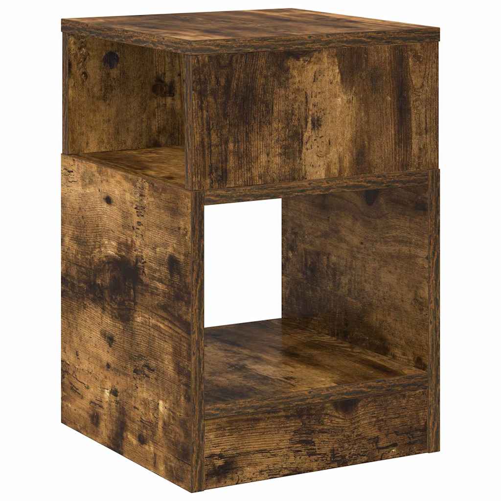 Tavolino 2 pcs Rovere fumé 30,5 x 30 x 45 cm Legno multistrato | homemem39