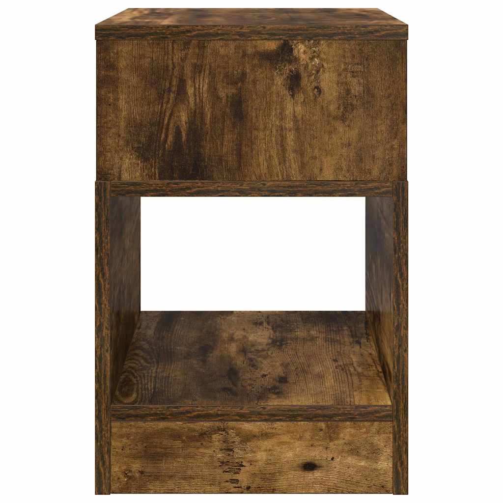 Tavolino 2 pcs Rovere fumé 30,5 x 30 x 45 cm Legno multistrato | homemem39