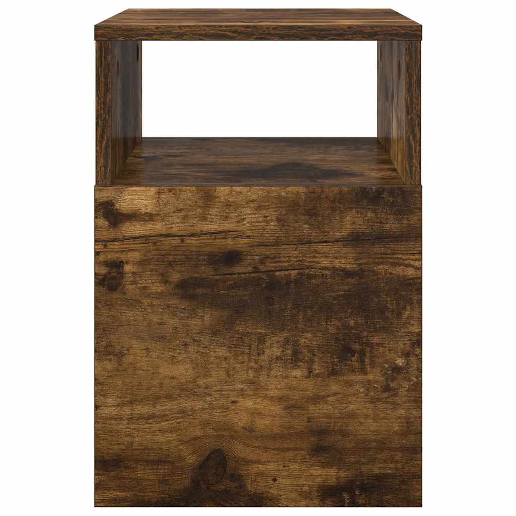 Tavolino 2 pcs Rovere fumé 30,5 x 30 x 45 cm Legno multistrato | homemem39