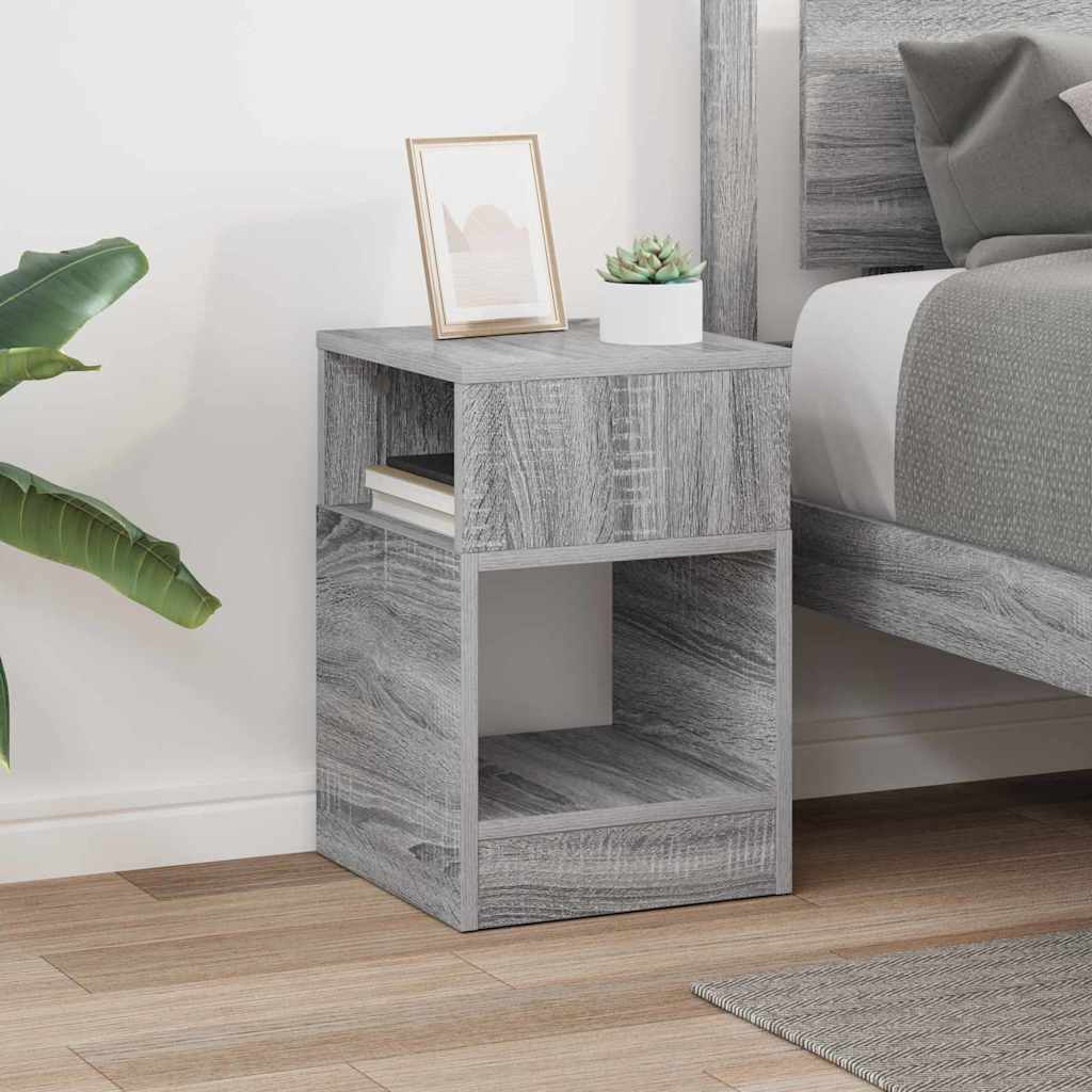 Tavolino Grigio Sonoma 30,5 x 30 x 45 cm Legno multistrato | homemem39