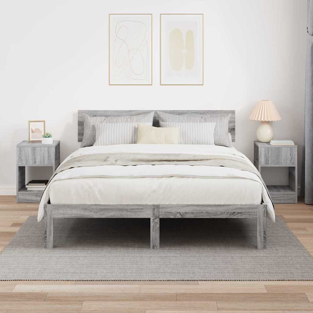 Tavolino 2 pcs Grigio Sonoma 30,5 x 30 x 45 cm | homemem39