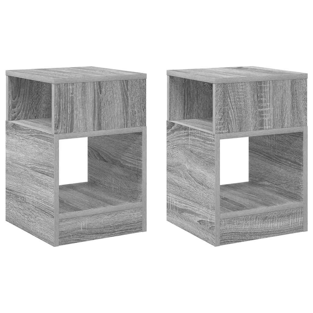 Tavolino 2 pcs Grigio Sonoma 30,5 x 30 x 45 cm | homemem39