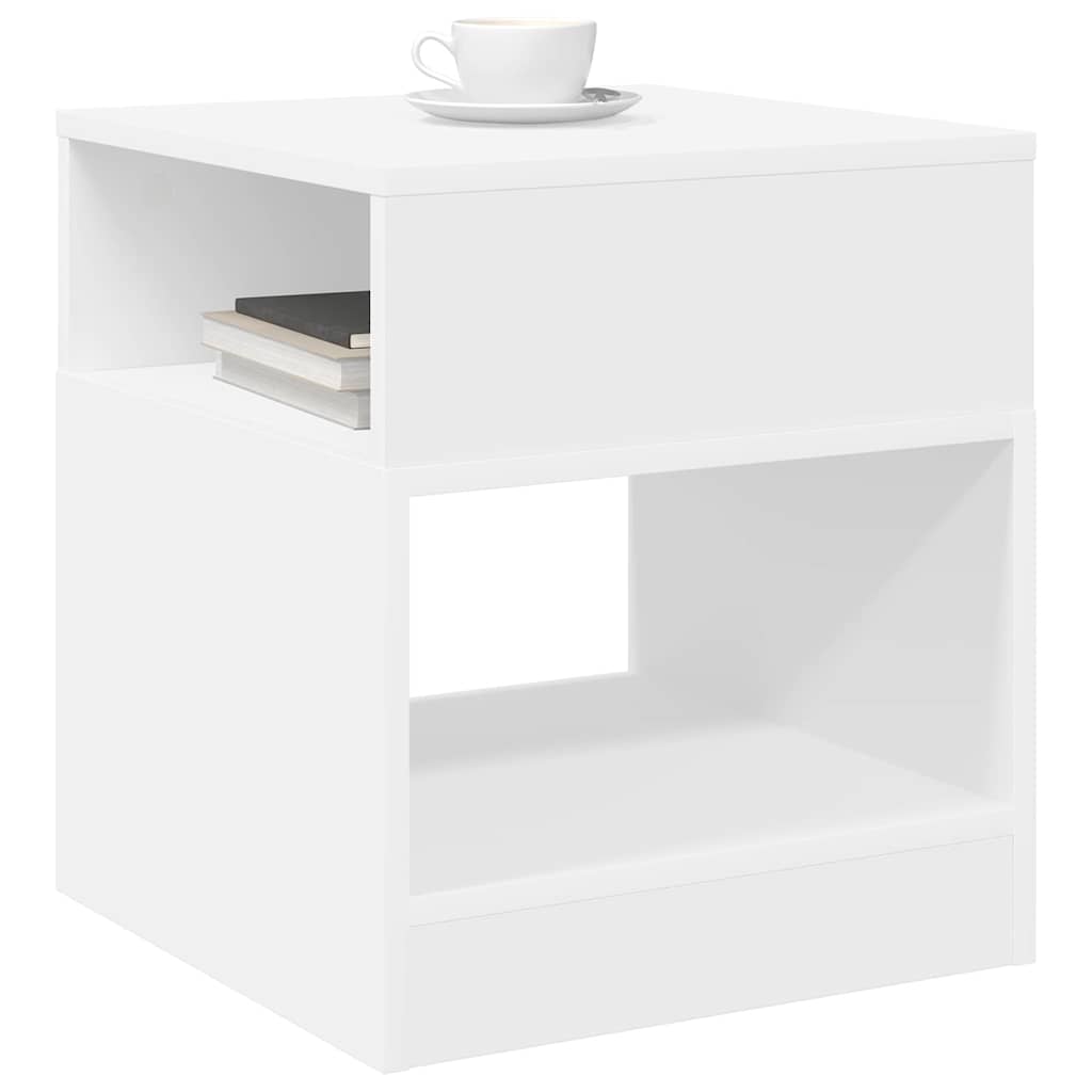 Tavolino Bianco 40,5 x 40 x 45 cm Legno multistrato | homemem39