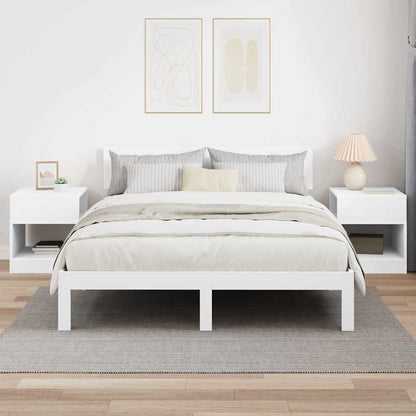 Tavolino 2 pcs Bianco 40,5 x 40 x 45 cm Legno multistrato | homemem39