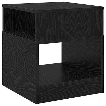 Tavolino Rovere Nero 40,5 x 40 x 45 cm Legno multistrato | homemem39