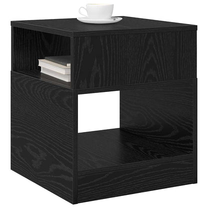 Tavolino Rovere Nero 40,5 x 40 x 45 cm Legno multistrato | homemem39