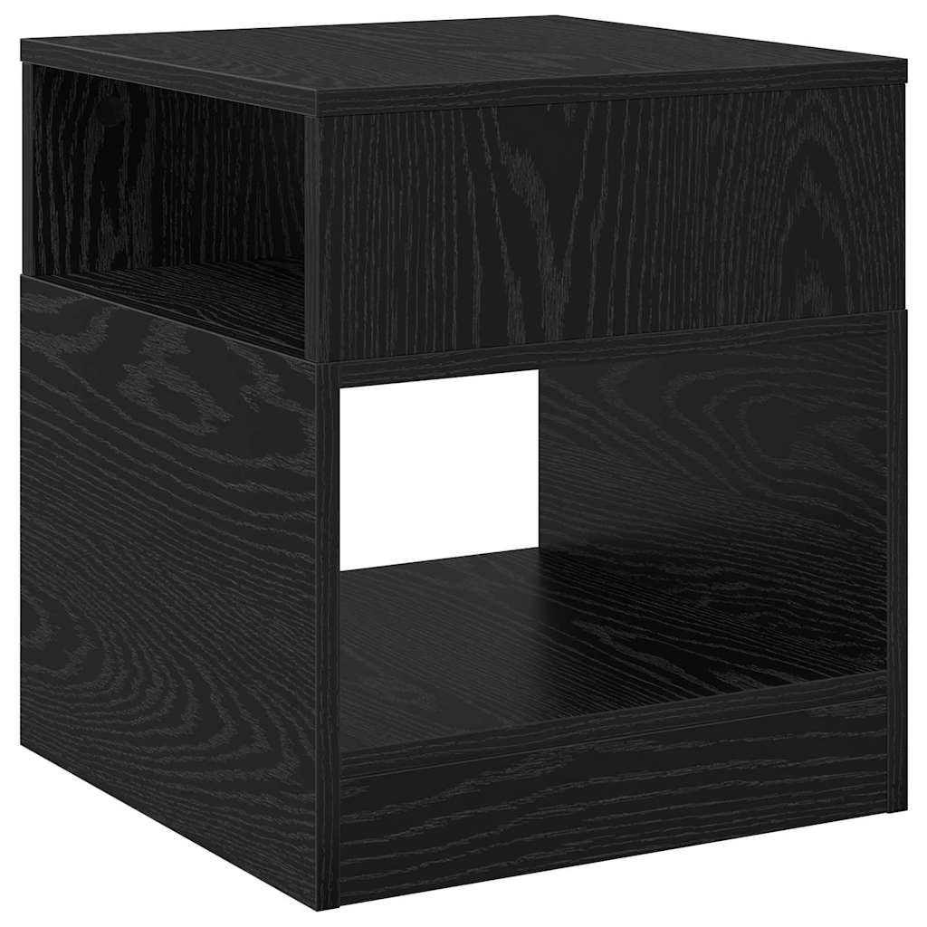 Tavolino 2 pcs Rovere Nero 40,5 x 40 x 45 cm Legno multistrato | homemem39