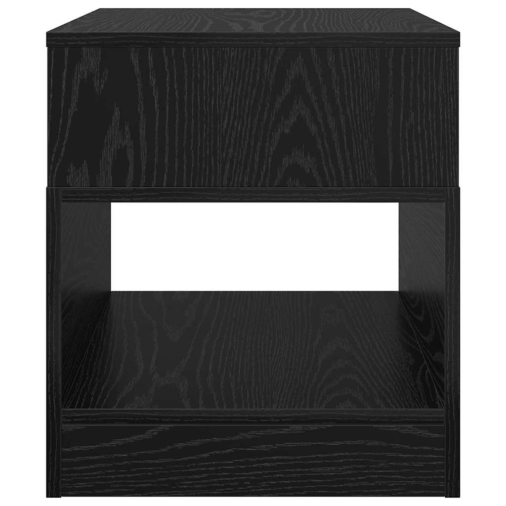 Tavolino 2 pcs Rovere Nero 40,5 x 40 x 45 cm Legno multistrato | homemem39