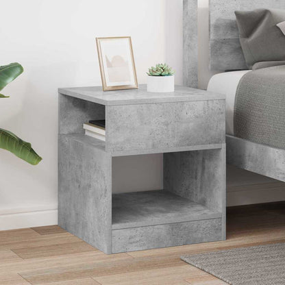 Tavolino Grigio cemento 40,5 x 40 x 45 cm Legno multistrato | homemem39
