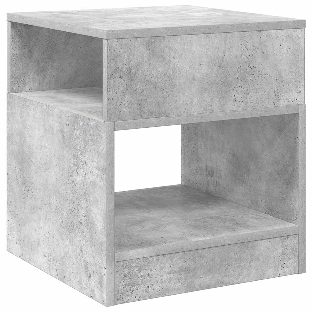 Tavolino Grigio cemento 40,5 x 40 x 45 cm Legno multistrato | homemem39
