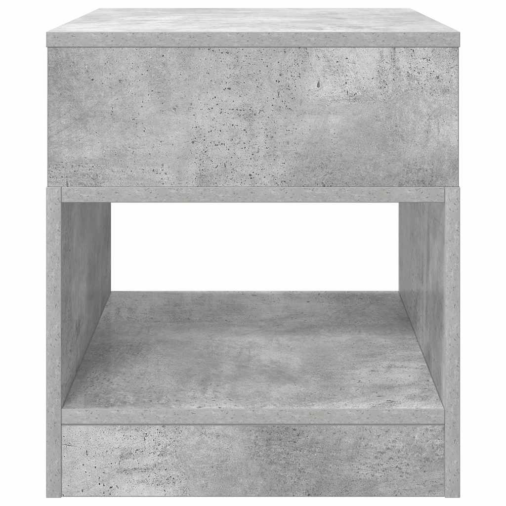 Tavolino Grigio cemento 40,5 x 40 x 45 cm Legno multistrato | homemem39