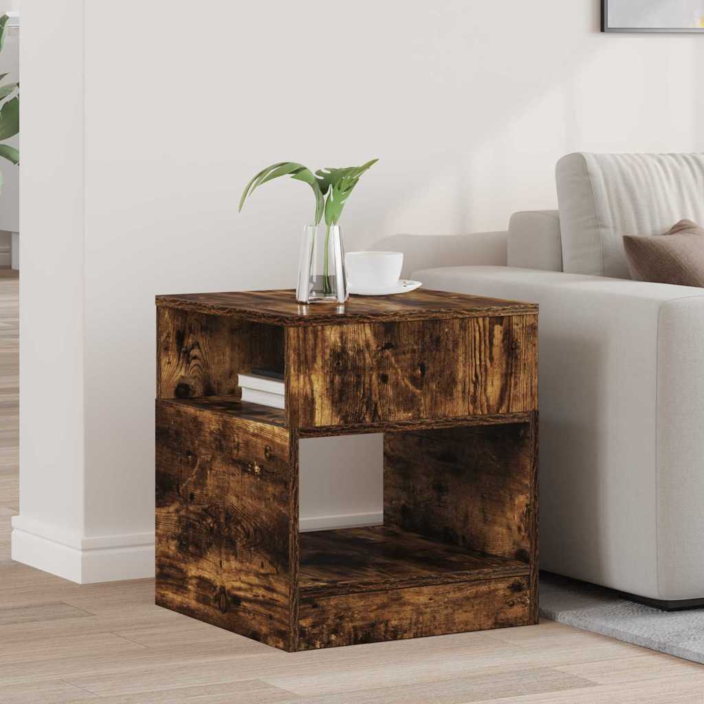 Tavolino Rovere fumé 40,5 x 40 x 45 cm Legno multistrato | homemem39