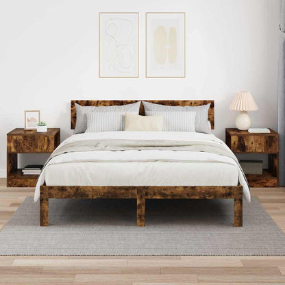 Tavolino 2 pcs Rovere fumé 40,5 x 40 x 45 cm Legno multistrato | homemem39