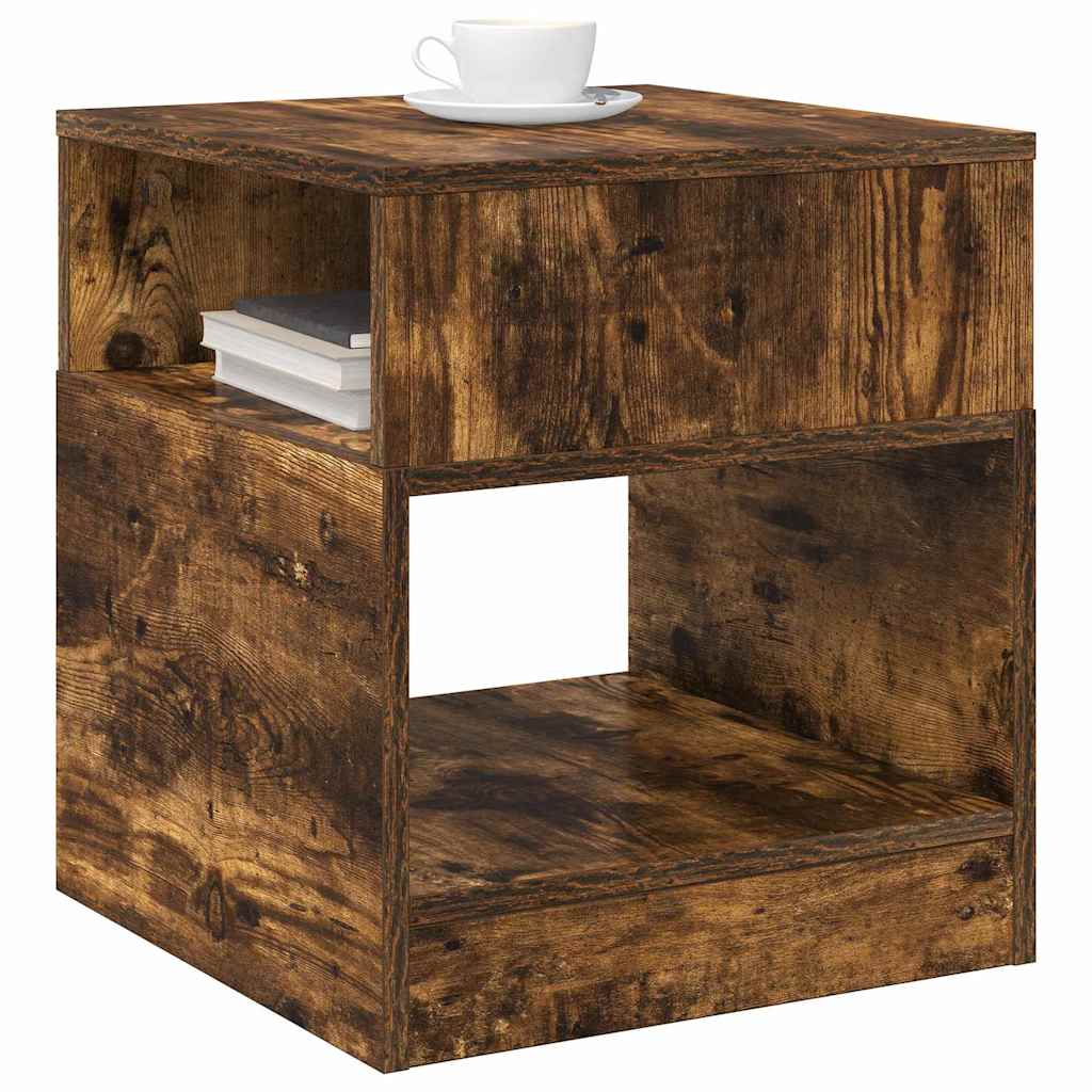 Tavolino 2 pcs Rovere fumé 40,5 x 40 x 45 cm Legno multistrato | homemem39