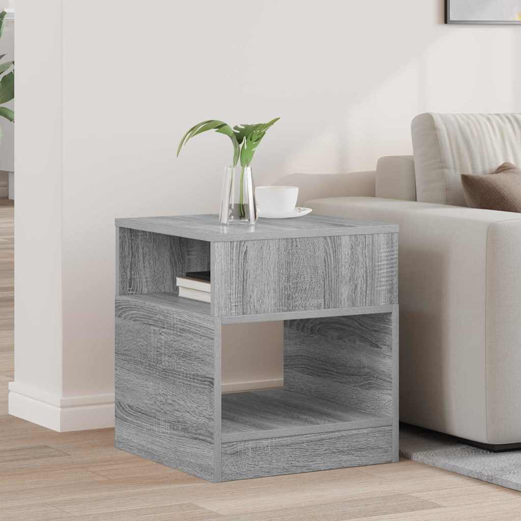 Tavolino Grigio Sonoma 40,5 x 40 x 45 cm Legno multistrato | homemem39