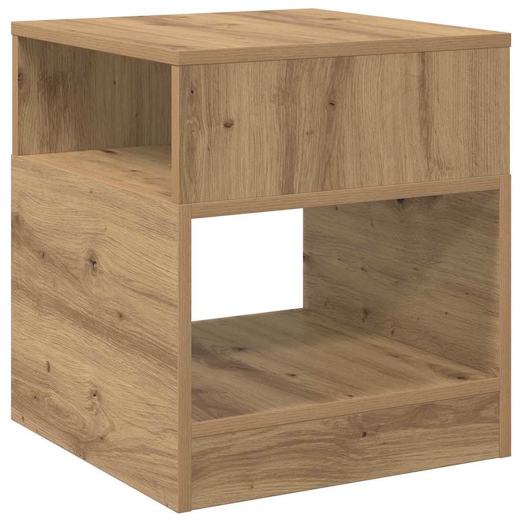 Tavolino Rovere artigianale 40,5 x 40 x 45 cm Legno multistrato | homemem39