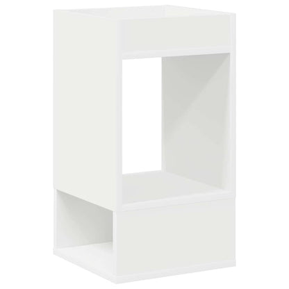 Tavolino 2 pcs Bianco 30 x 30 x 56 cm Legno multistrato