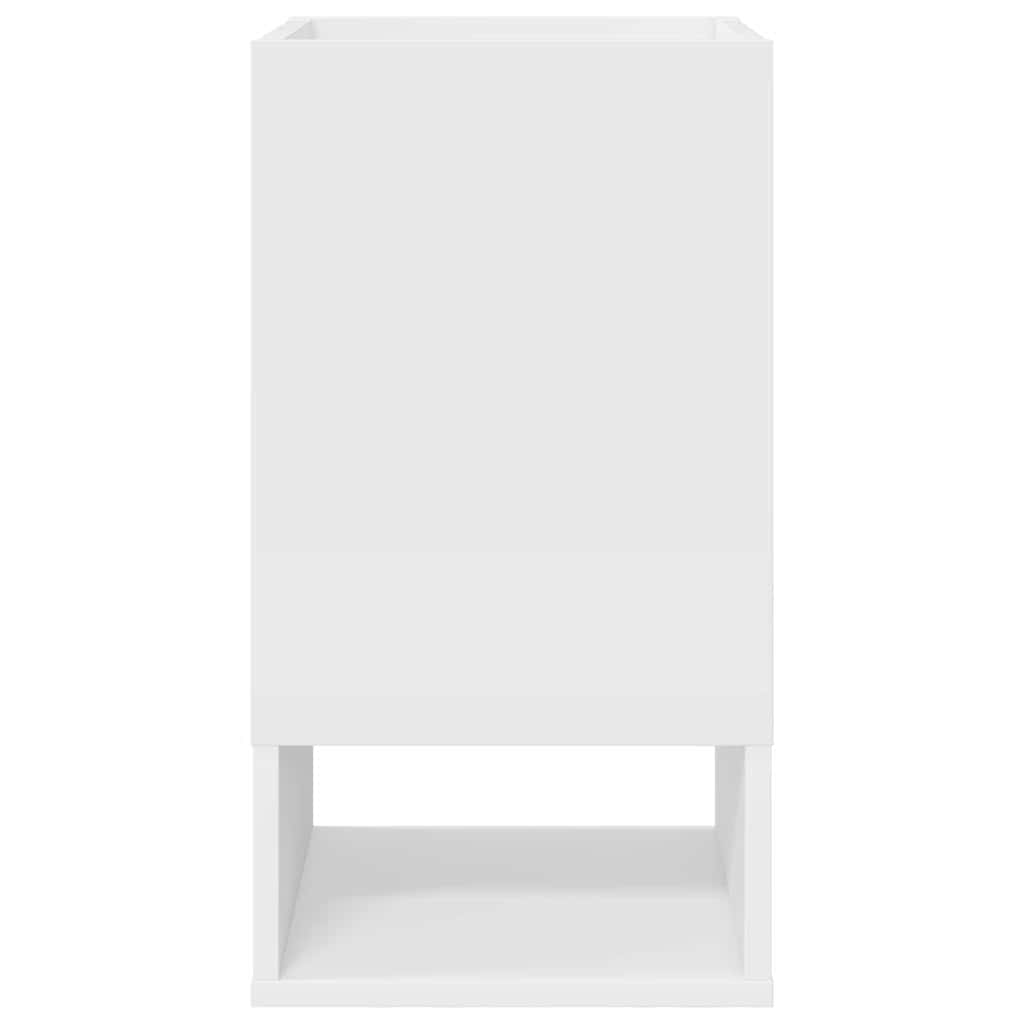 Tavolino 2 pcs Bianco 30 x 30 x 56 cm Legno multistrato