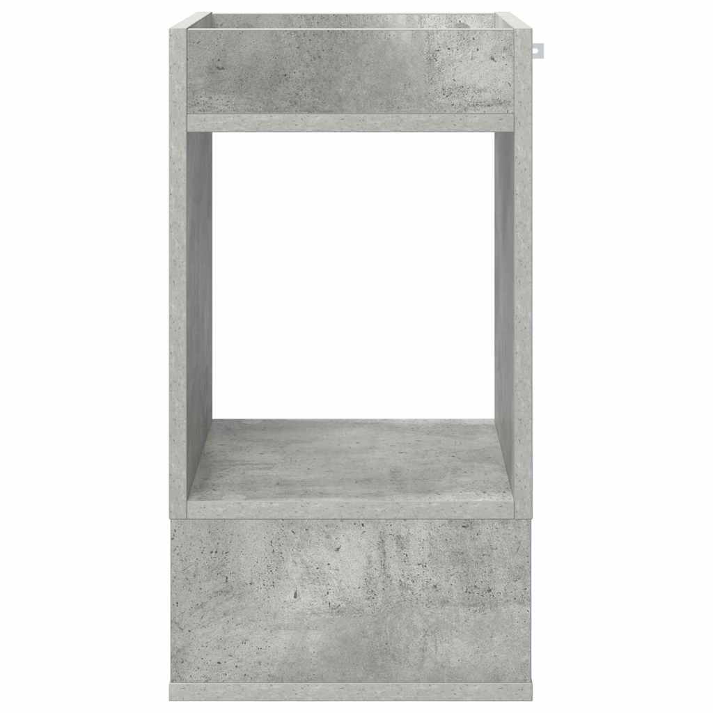 Tavolino Grigio cemento 30 x 30 x 56 cm Legno multistrato | homemem39