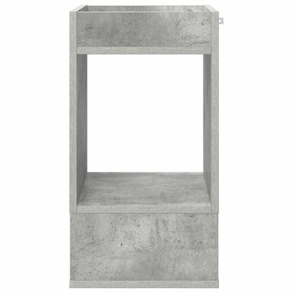 Tavolino Grigio cemento 30 x 30 x 56 cm Legno multistrato | homemem39