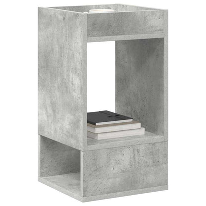 Tavolino Grigio cemento 30 x 30 x 56 cm Legno multistrato | homemem39