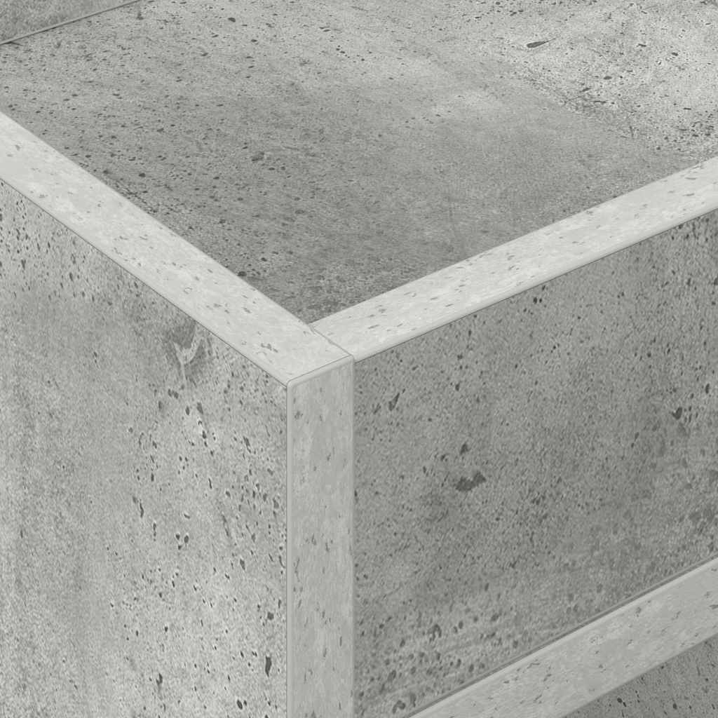 Tavolino 2 pcs Grigio cemento 30 x 30 x 56 cm Legno multistrato | homemem39