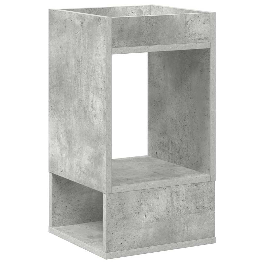 Tavolino 2 pcs Grigio cemento 30 x 30 x 56 cm Legno multistrato | homemem39
