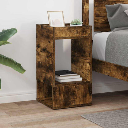 Tavolino Rovere fumé 30 x 30 x 56 cm Legno multistrato | homemem39