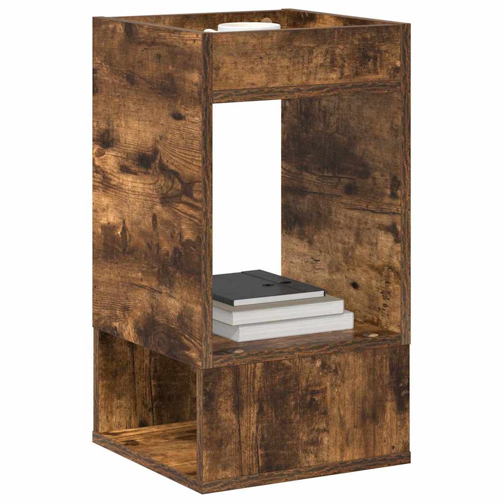 Tavolino Rovere fumé 30 x 30 x 56 cm Legno multistrato | homemem39