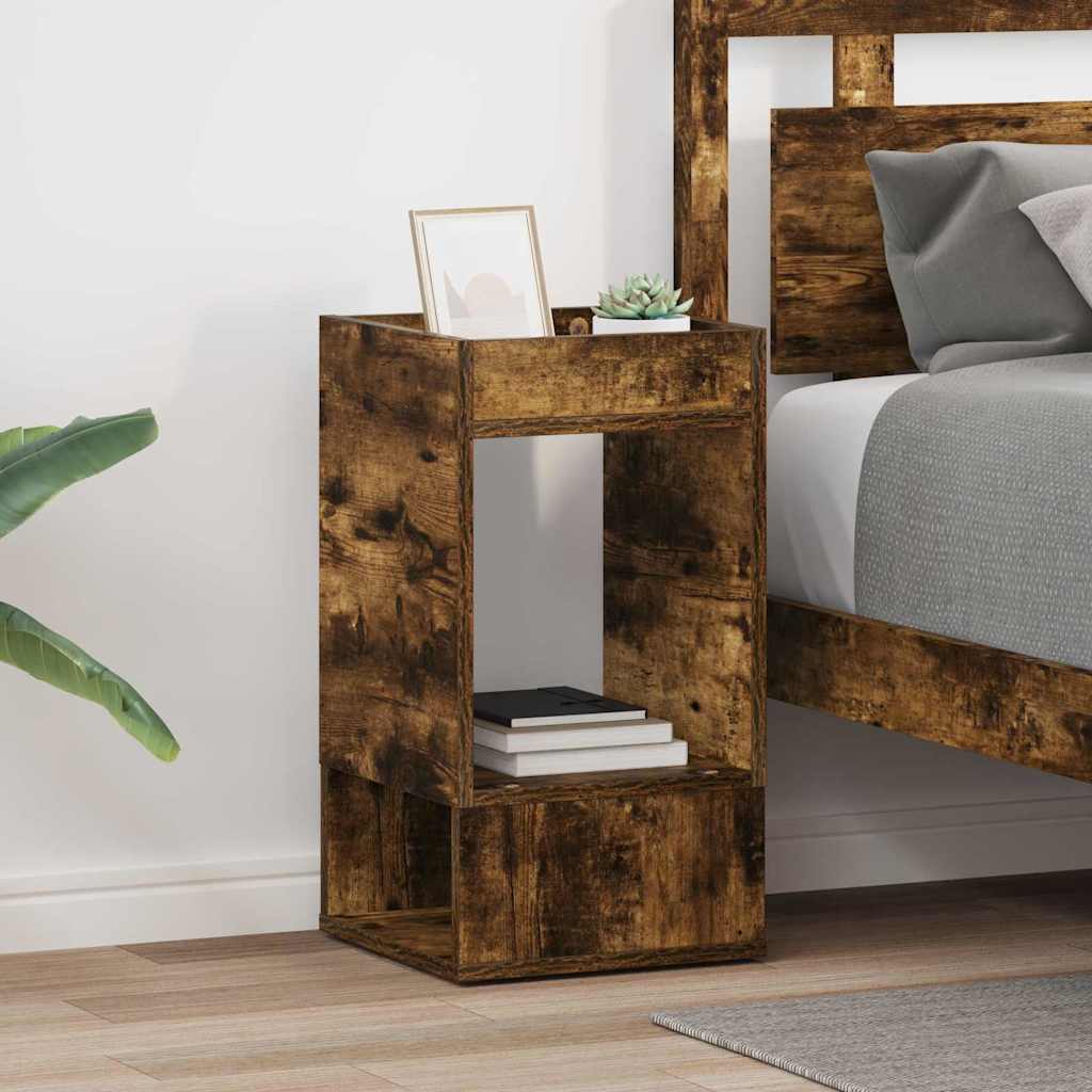 Tavolino 2 pcs Rovere fumé 30 x 30 x 56 cm Legno multistrato | homemem39