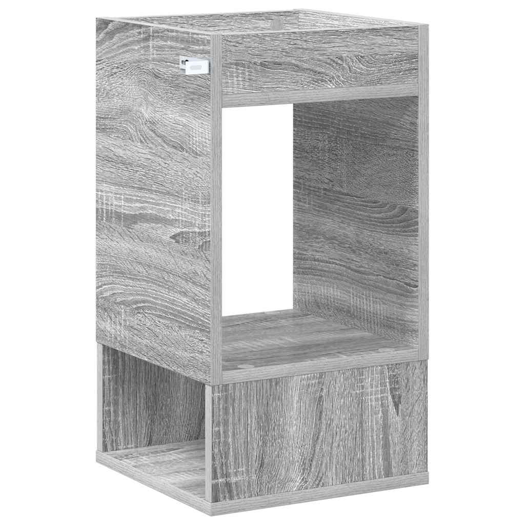 Tavolino Grigio Sonoma 30 x 30 x 56 cm Legno multistrato | homemem39