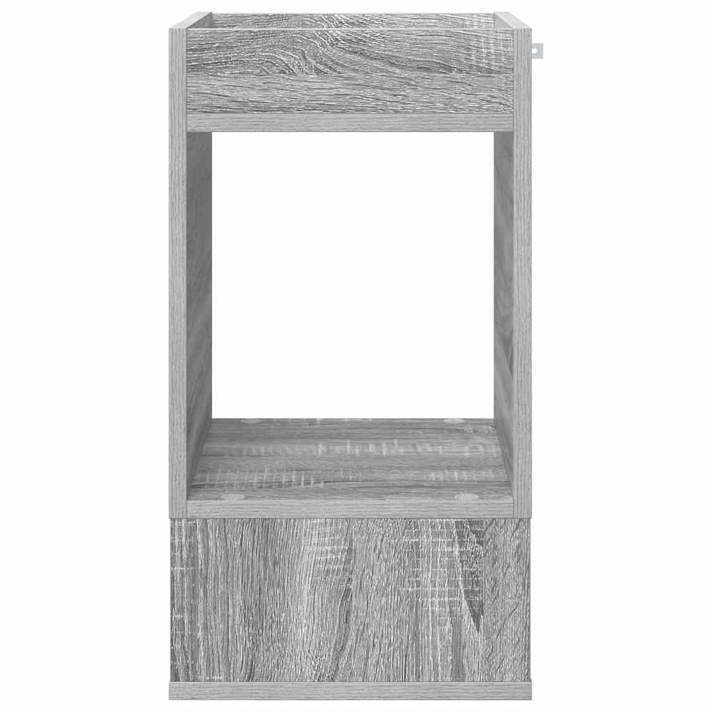 Tavolino Grigio Sonoma 30 x 30 x 56 cm Legno multistrato | homemem39
