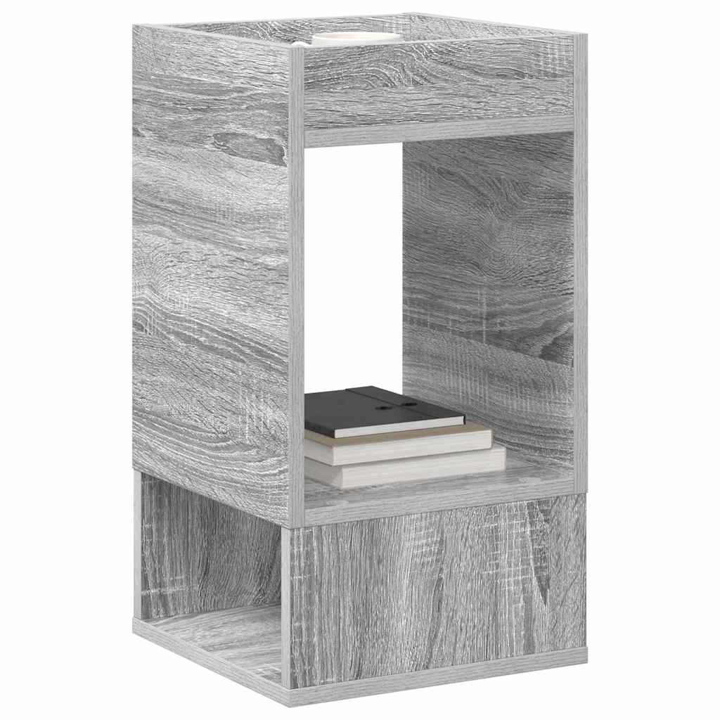 Tavolino Grigio Sonoma 30 x 30 x 56 cm Legno multistrato | homemem39