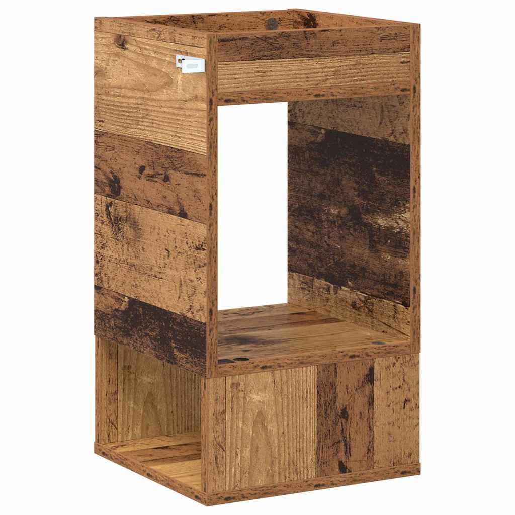 Tavolino Legno vecchio 30 x 30 x 56 cm Legno multistrato | homemem39