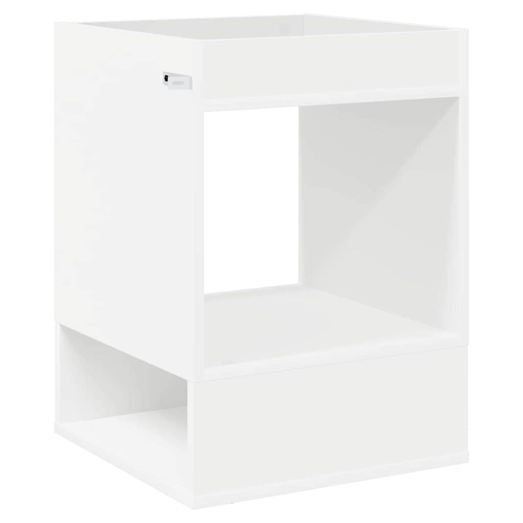 Tavolino Bianco 40 x 40 x 56 cm Legno multistrato | homemem39