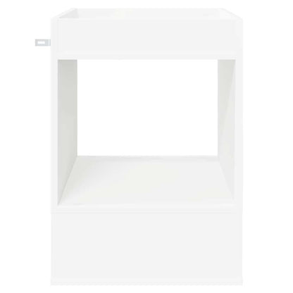 Tavolino Bianco 40 x 40 x 56 cm Legno multistrato | homemem39