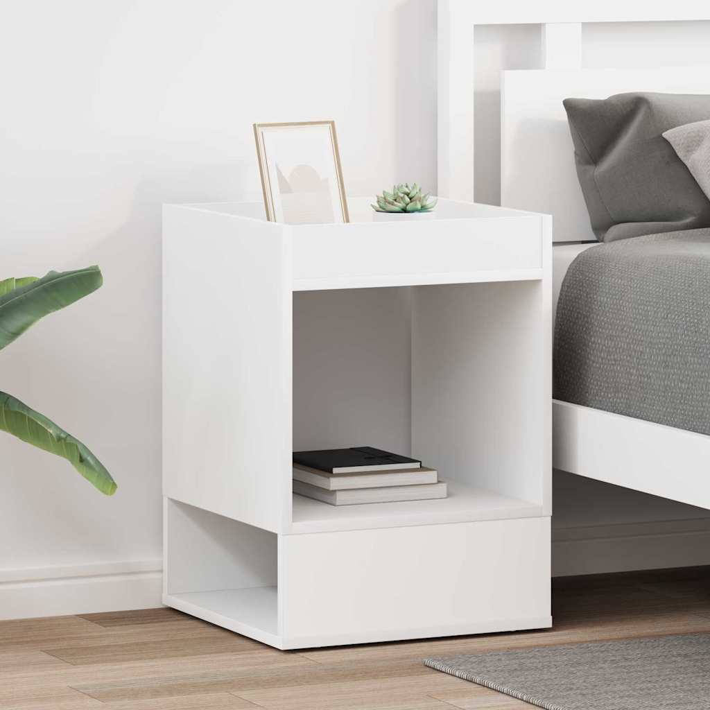 Tavolino 2 pcs Bianco 40 x 40 x 56 cm Legno multistrato | homemem39
