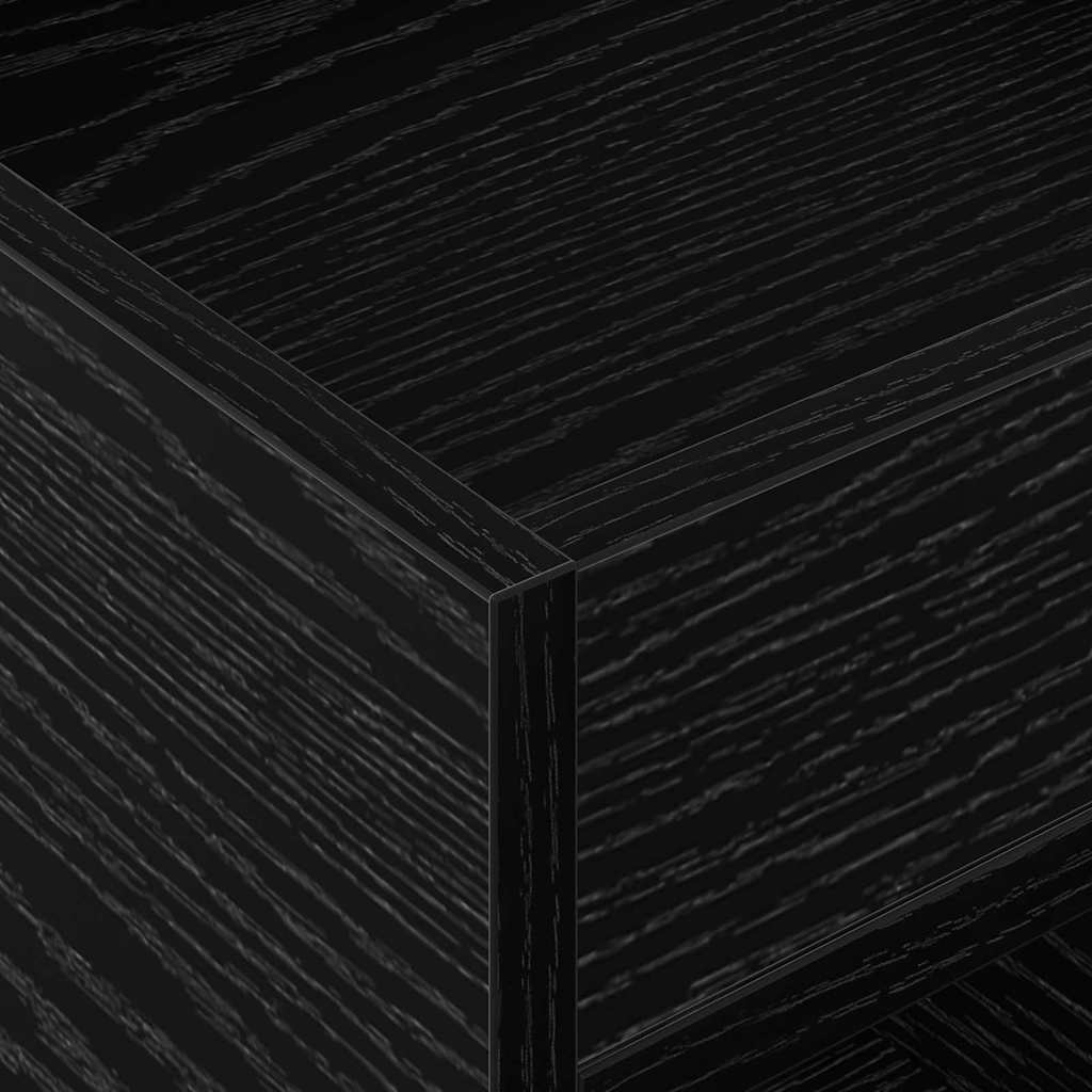Tavolino Rovere Nero 40 x 40 x 56 cm Legno multistrato | homemem39