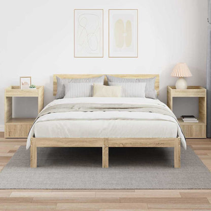 Tavolino 2 pcs Rovere Sonoma 40 x 40 x 56 cm Legno multistrato | homemem39