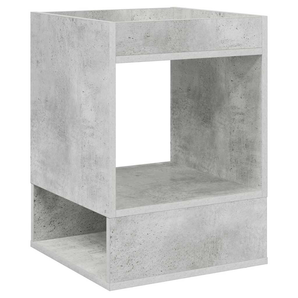 Tavolino Grigio cemento 40 x 40 x 56 cm Legno multistrato | homemem39
