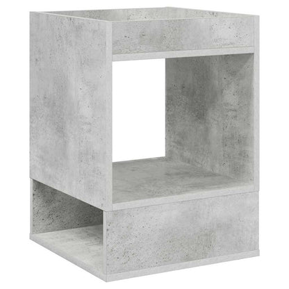 Tavolino Grigio cemento 40 x 40 x 56 cm Legno multistrato | homemem39