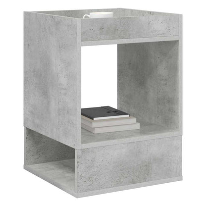 Tavolino Grigio cemento 40 x 40 x 56 cm Legno multistrato | homemem39