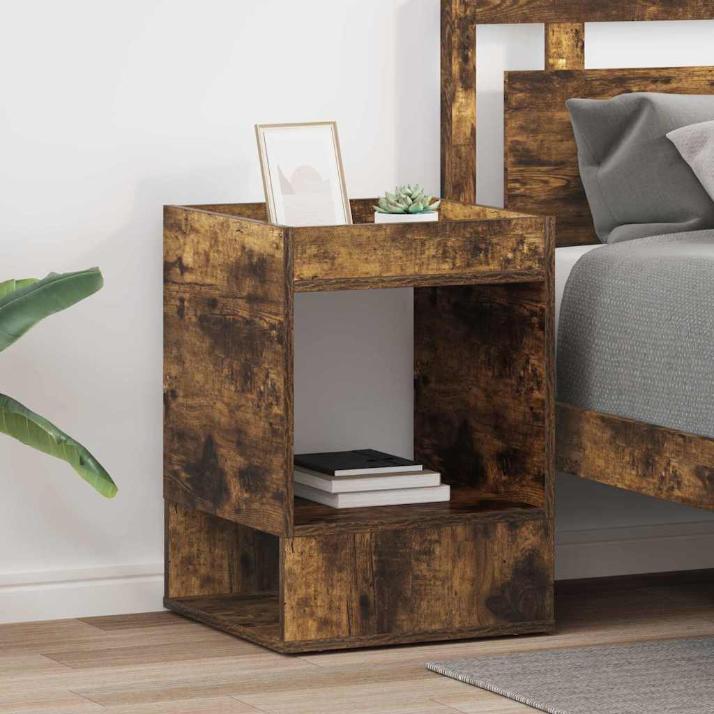 Tavolino 2 pcs Rovere fumé 40 x 40 x 56 cm Legno multistrato | homemem39