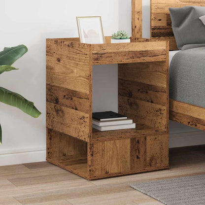 Tavolino Legno vecchio 40 x 40 x 56 cm Legno multistrato | homemem39