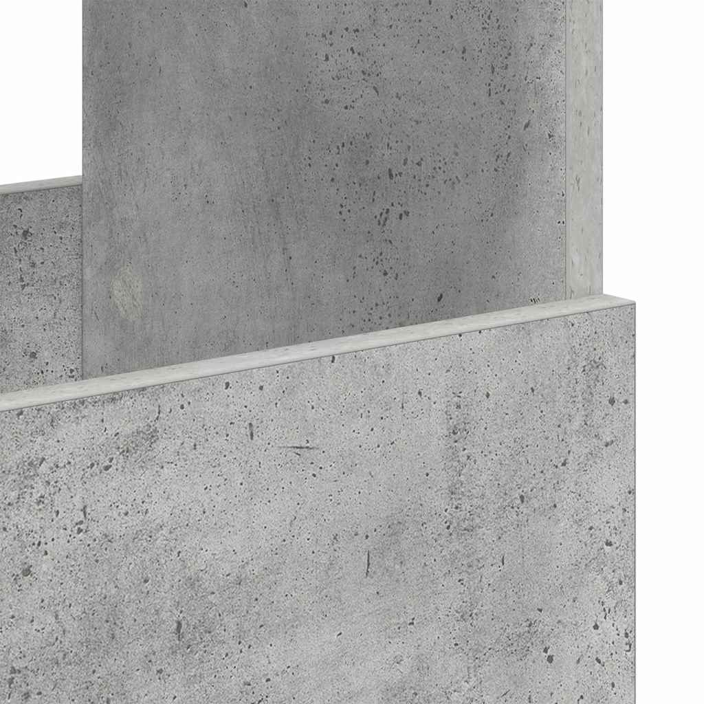 Scaffale per riviste Grigio cemento 102 x 30 x 45 cm | homemem39